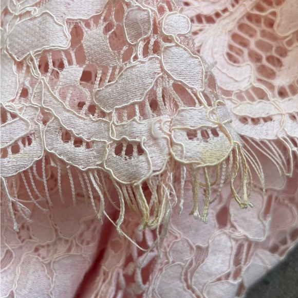 DO+BE Pink Bell Sleeve Lace Mini Dress Sz Med - Picture 10 of 12